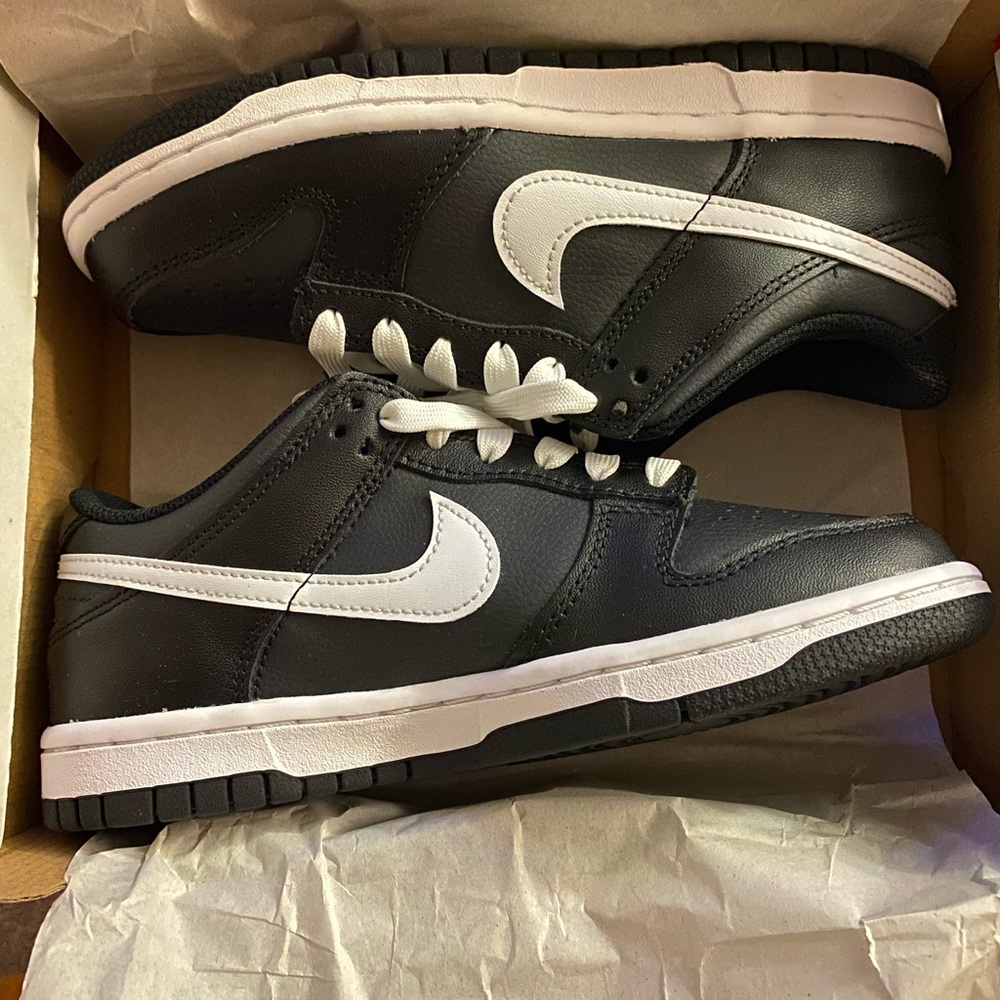 Black and white Dunks